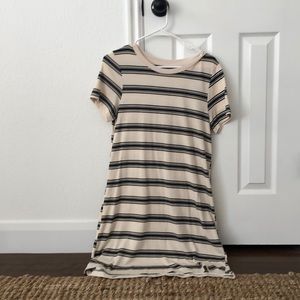 Striped tshirt dress